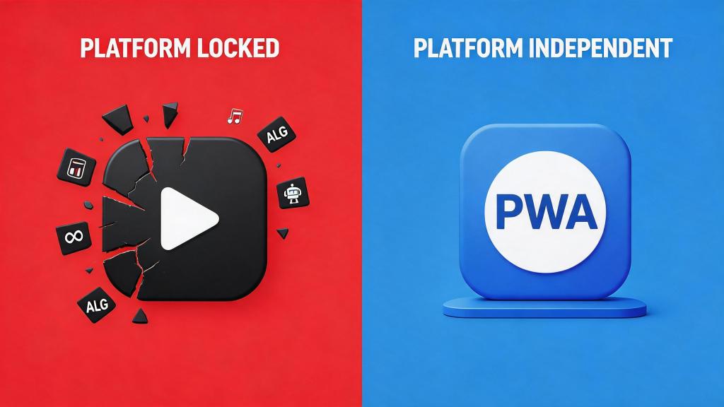 TikTok algorithm changing while PWA distribution remains stable