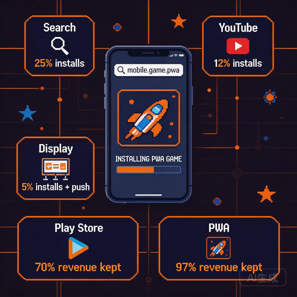 Google PMax PWA Android game install rate optimization 2026