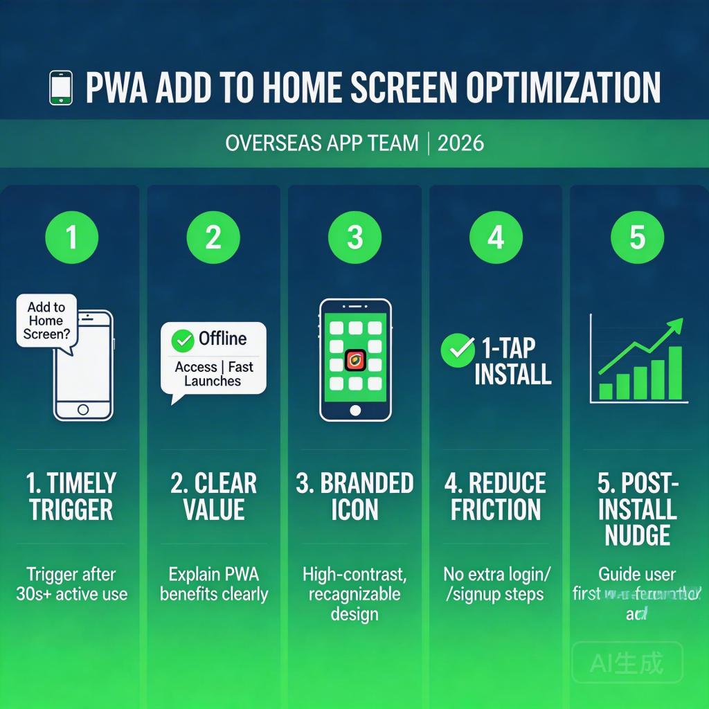 出海应用 PWA 落地页安装转化率优化 2026