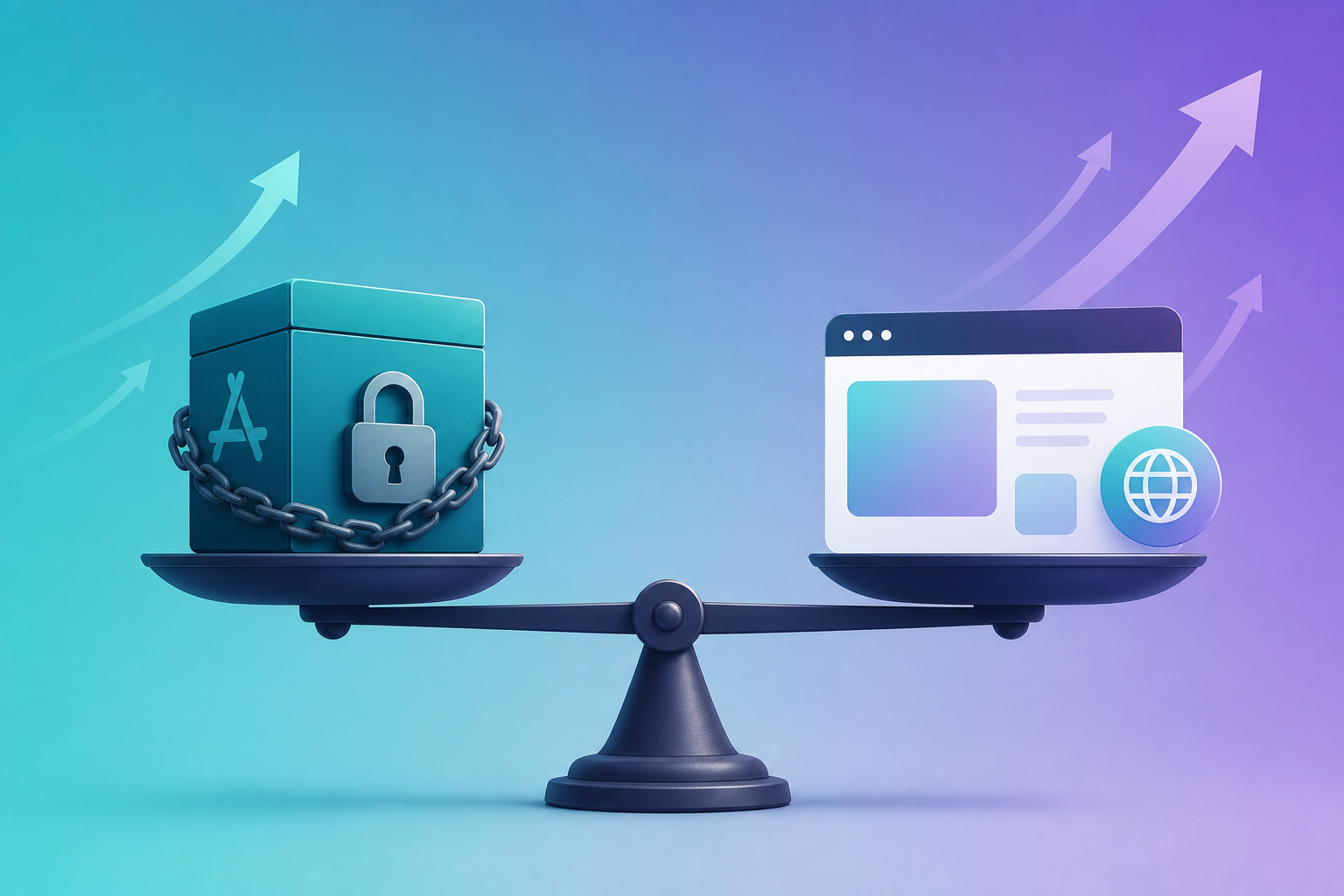 PWA vs app store distribution risk comparison 2026