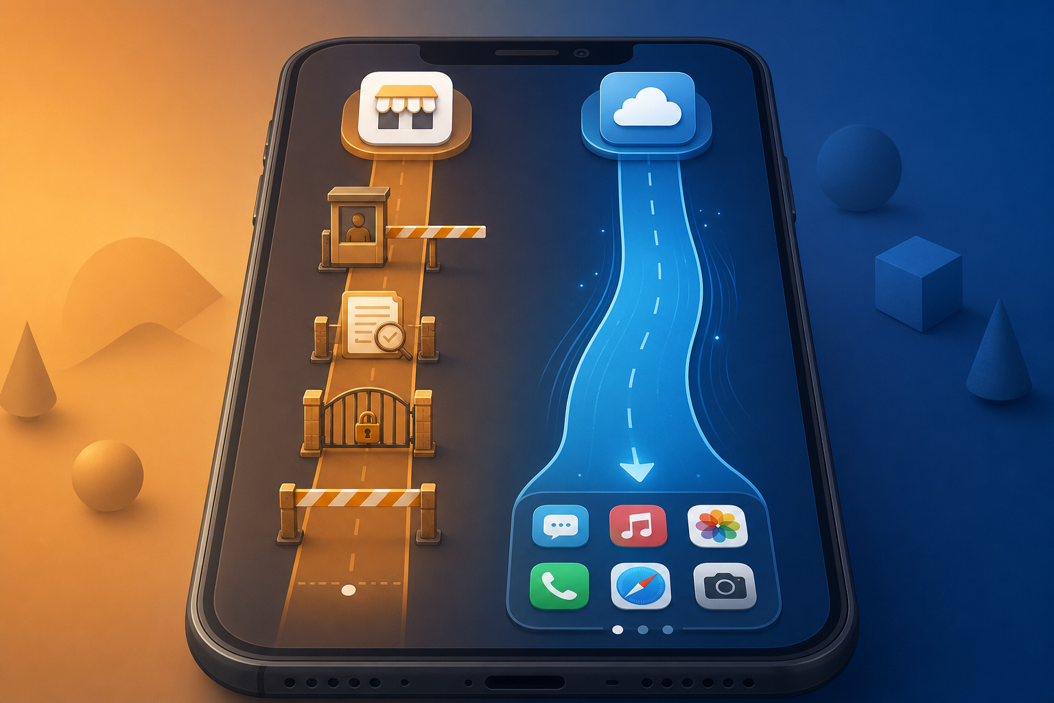 Comparing app store vs PWA distribution paths