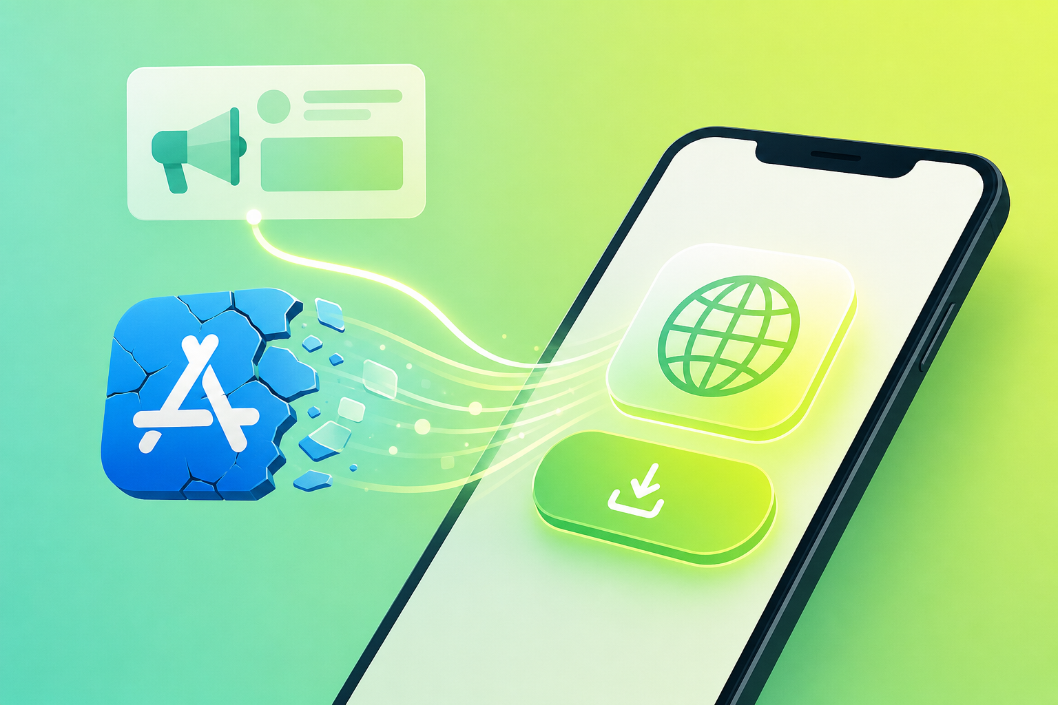 App store alternatives and direct PWA distribution