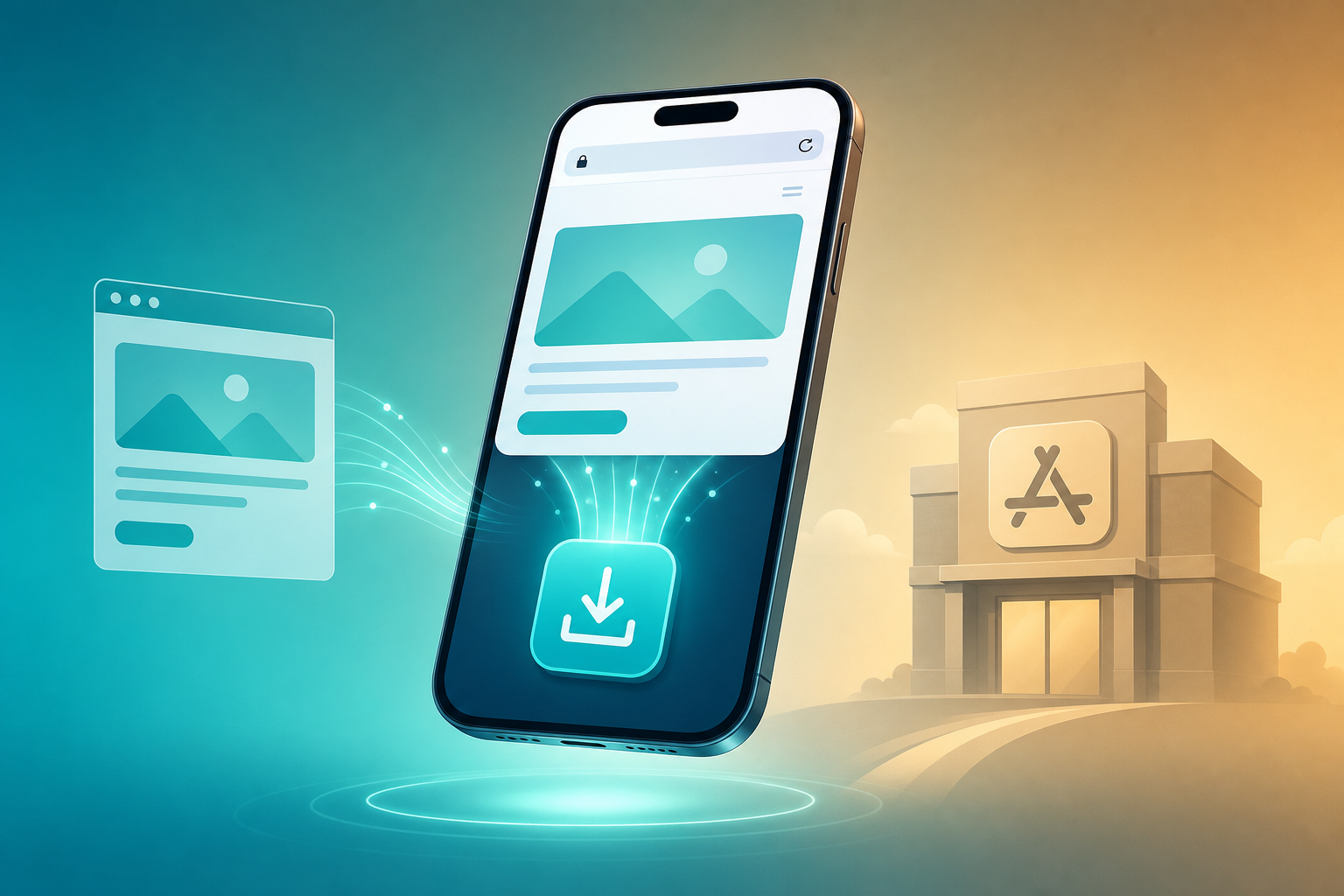 PWA app installation bypassing app stores