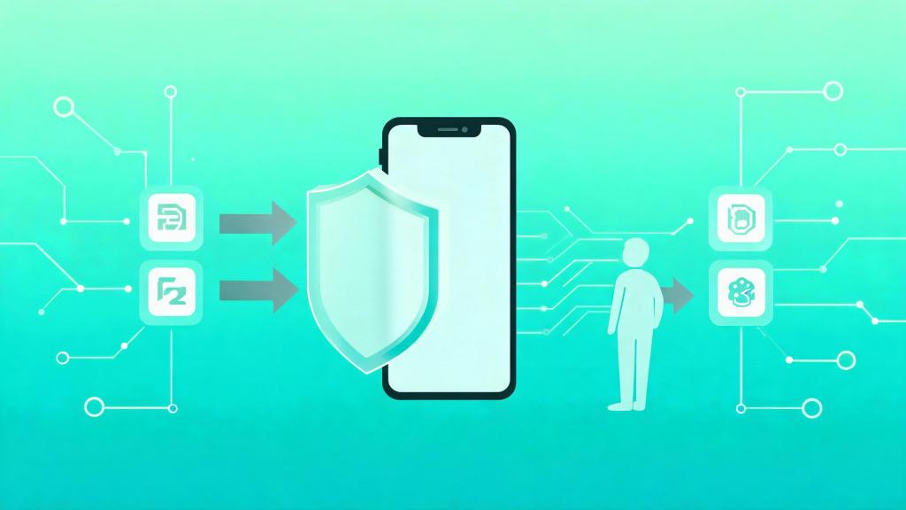 Data ownership and app distribution independence concept
