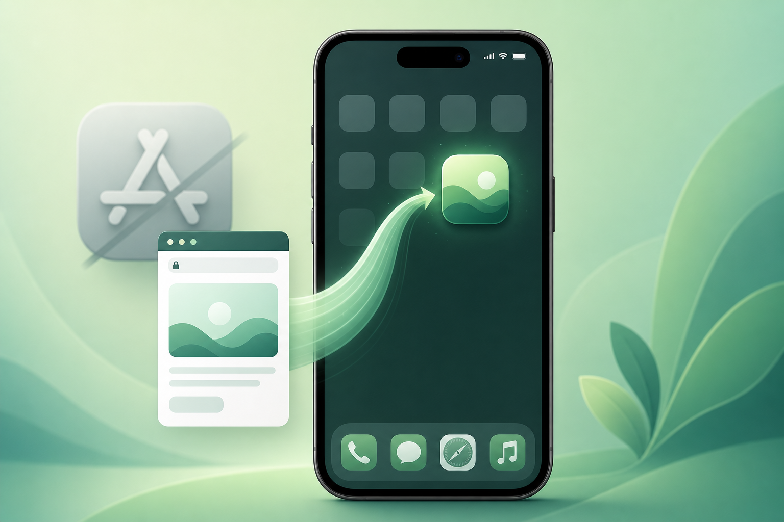 无需应用商店的 PWA 直接安装