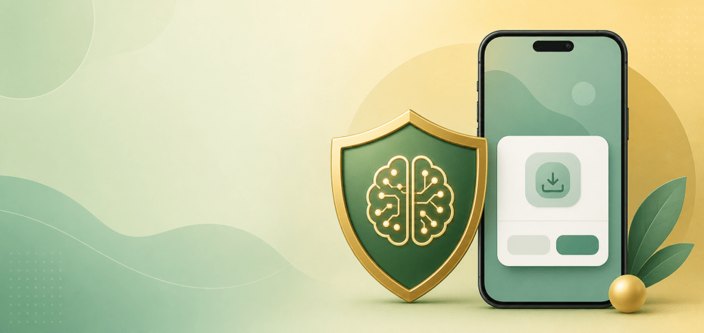 AI compliance shield with PWA distribution smartphone